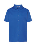 Camisa Casual & Business manga corta Oxford de mujer JHK