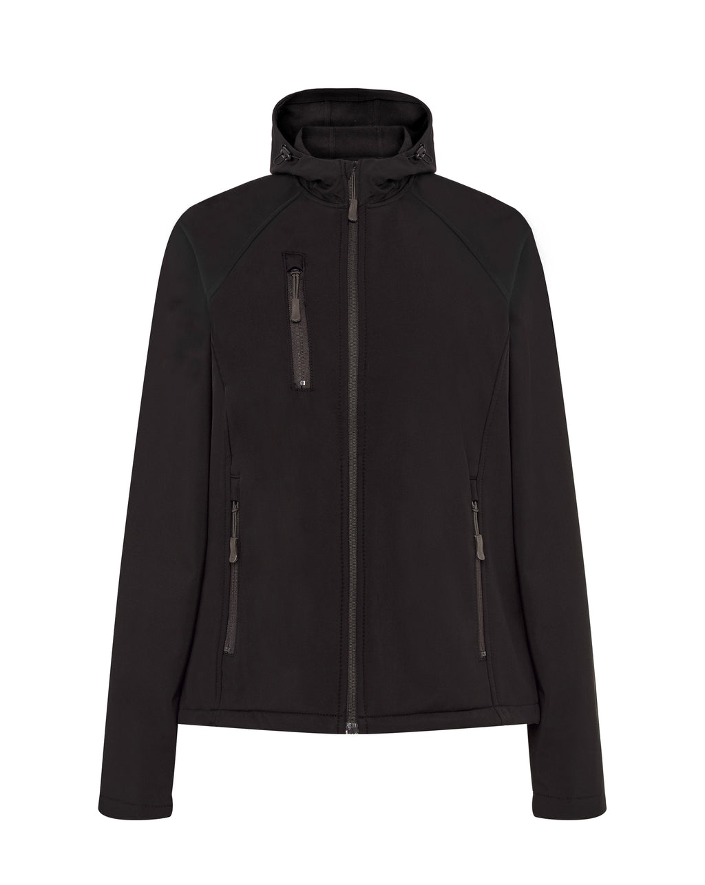 Chaqueta softshell con capucha de mujer JHK