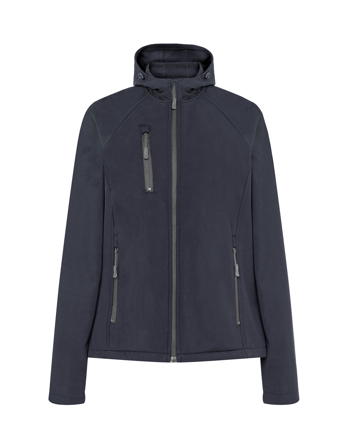 Chaqueta softshell con capucha de mujer JHK