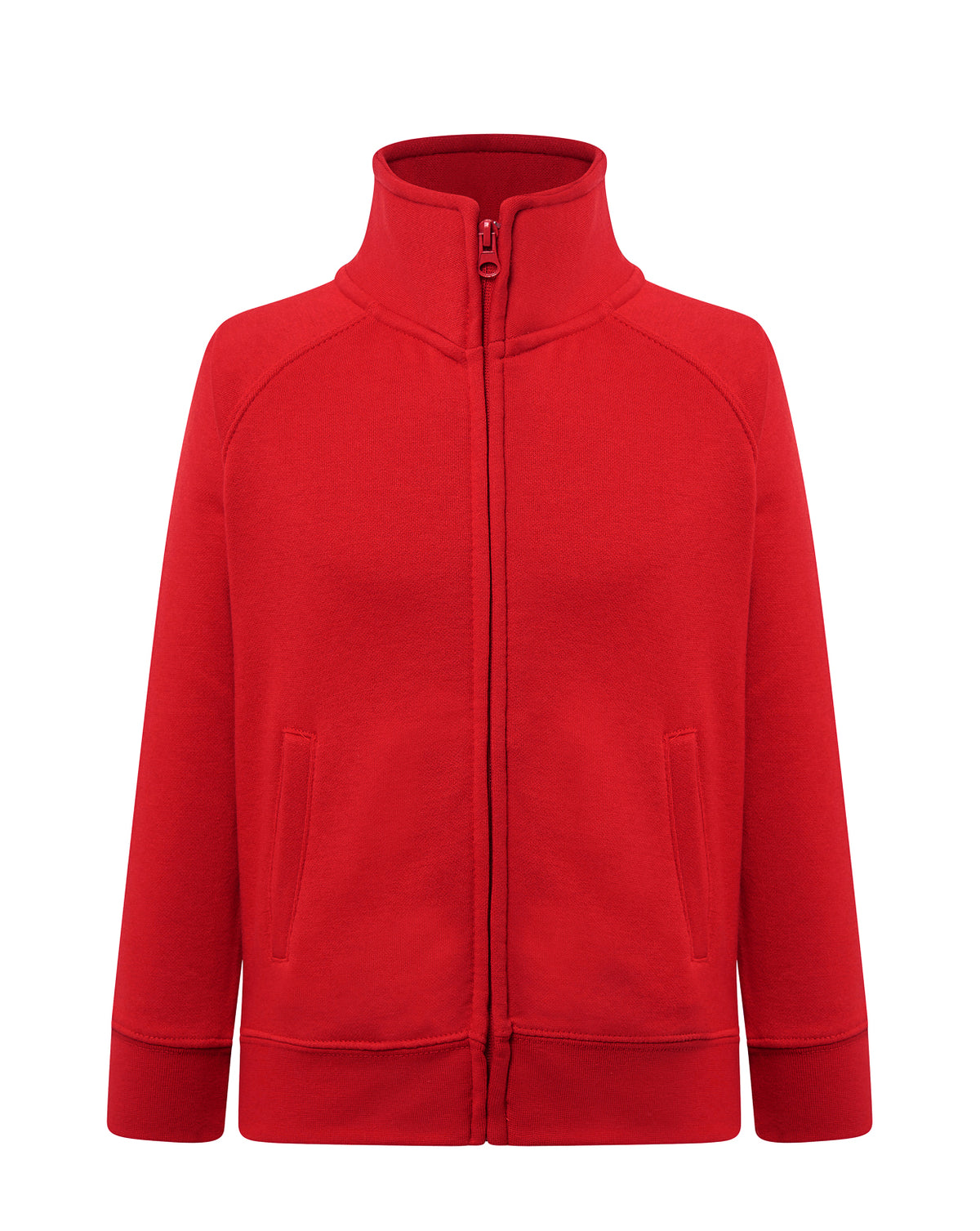Sudadera cremallera completa felpa sin perchar infantil JHK
